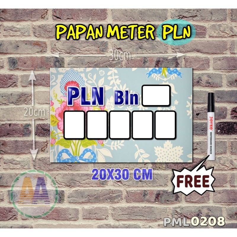 

Papan Meter Listrik PLN PAM motif Unik - Shabby 08 - Toko2A