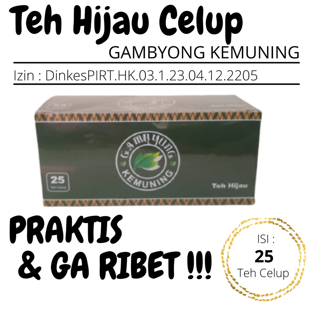 

Teh Hijau Celup Gambyong