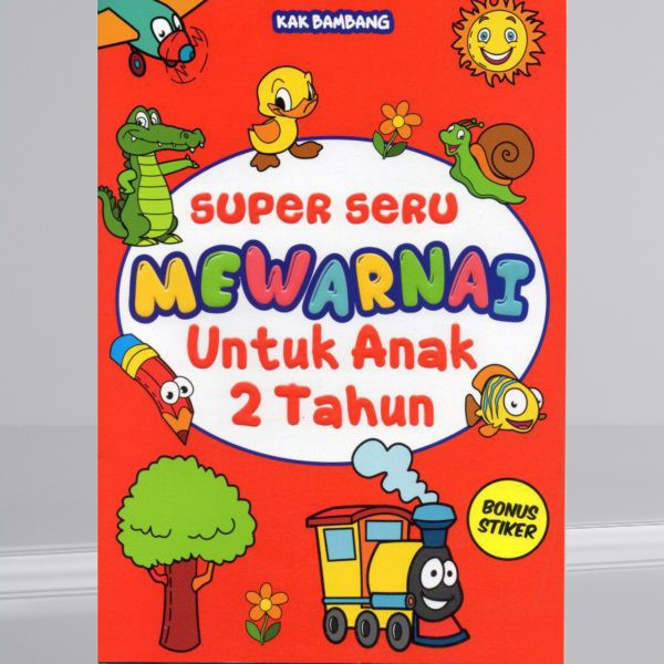 Buku Mewarnai | Super Seru Mewarnai Untuk Anak 2 Tahun | Buku Anak