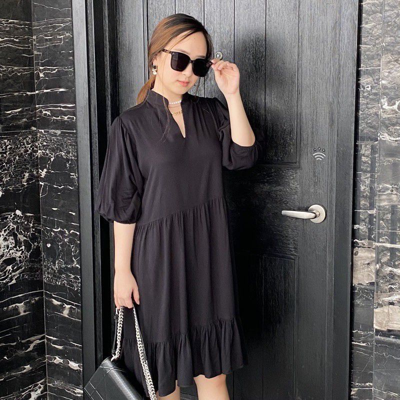 Best Seller / Dress Kerah Rempel / Termurah