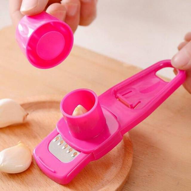 Parutan Mini Onion Slicer Alat Potong Perajang Penghalus Bawang Bumbu Keju Garlic Press Chopper