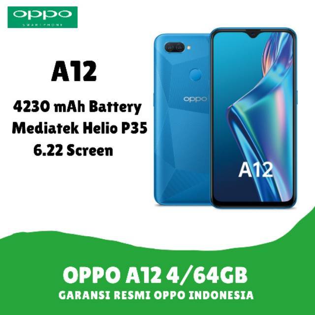 OPPO A12 RAM 4GB ROM 64GB