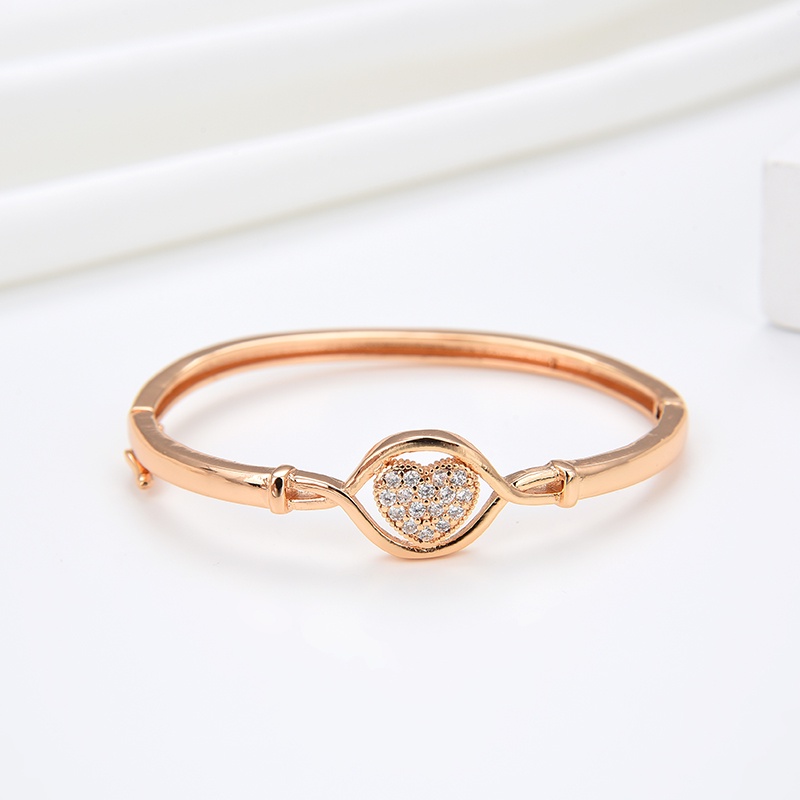 COD Gelang Titaniun Bangle Perak Wanita Diamond Titanium Premium Lapis 18K Anti Karat Berlian Korea Untuk Wanita Perhiasan perak 54b-48b