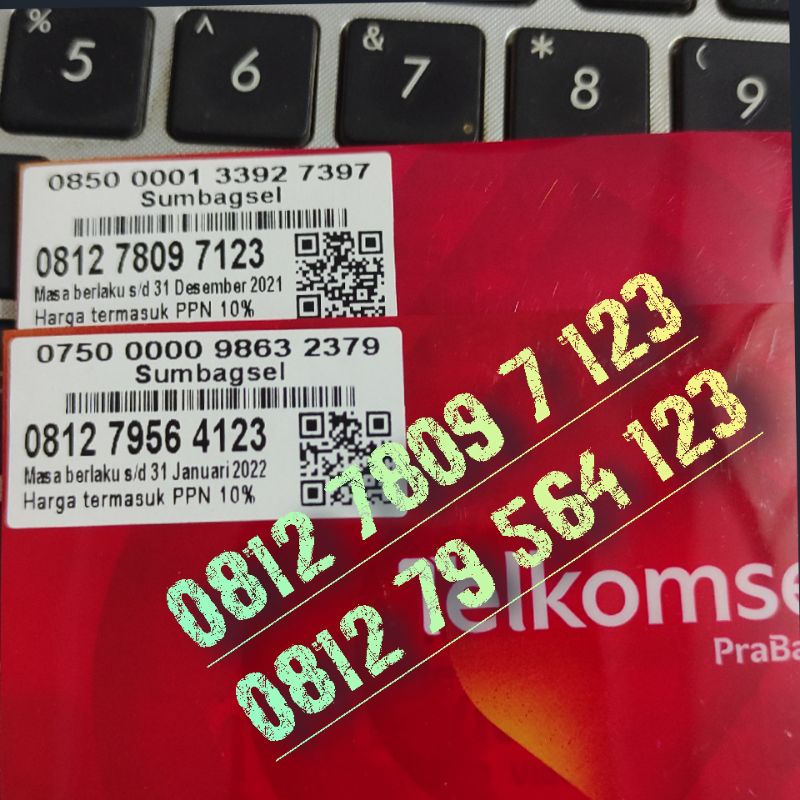 NOMOR CANTIK TELKOMSEL COUPLE 123