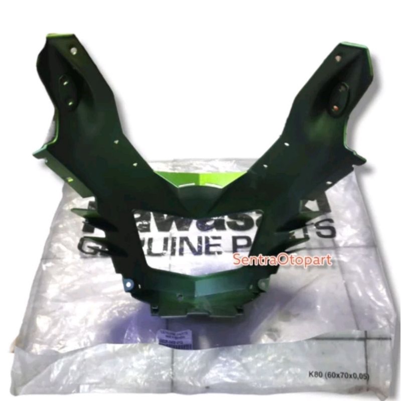 Cover tameng panel depan ninja rr new hijau original kgp 55028040221q