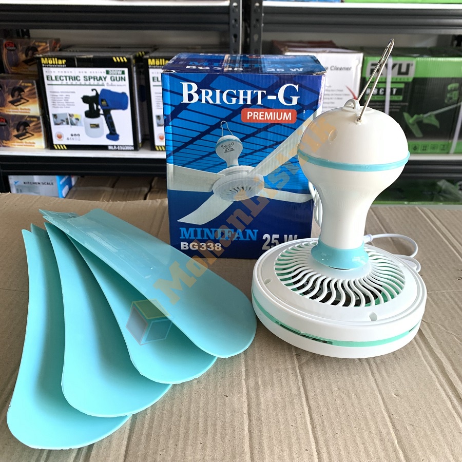 Kipas Angin Gantung / Ceiling Fan / Mini Fan BRIGHT-G 25 Watt BG-338