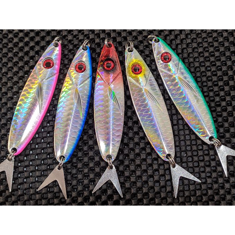 Spoon Lure MODEL V - 30gr / 40gr / 60gr - Umpan casting Tengiri Barakuda Talang
