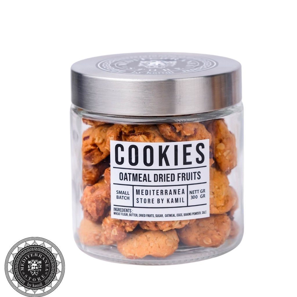 

Mediterranea Store Toples Kaca Dried Fruits 300 gr