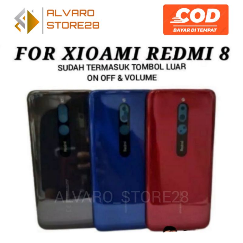 TUTUP BELAKANG BACKDOOR BACKCOVER BACK CASING HOUSING XIAOMI REDMI 8