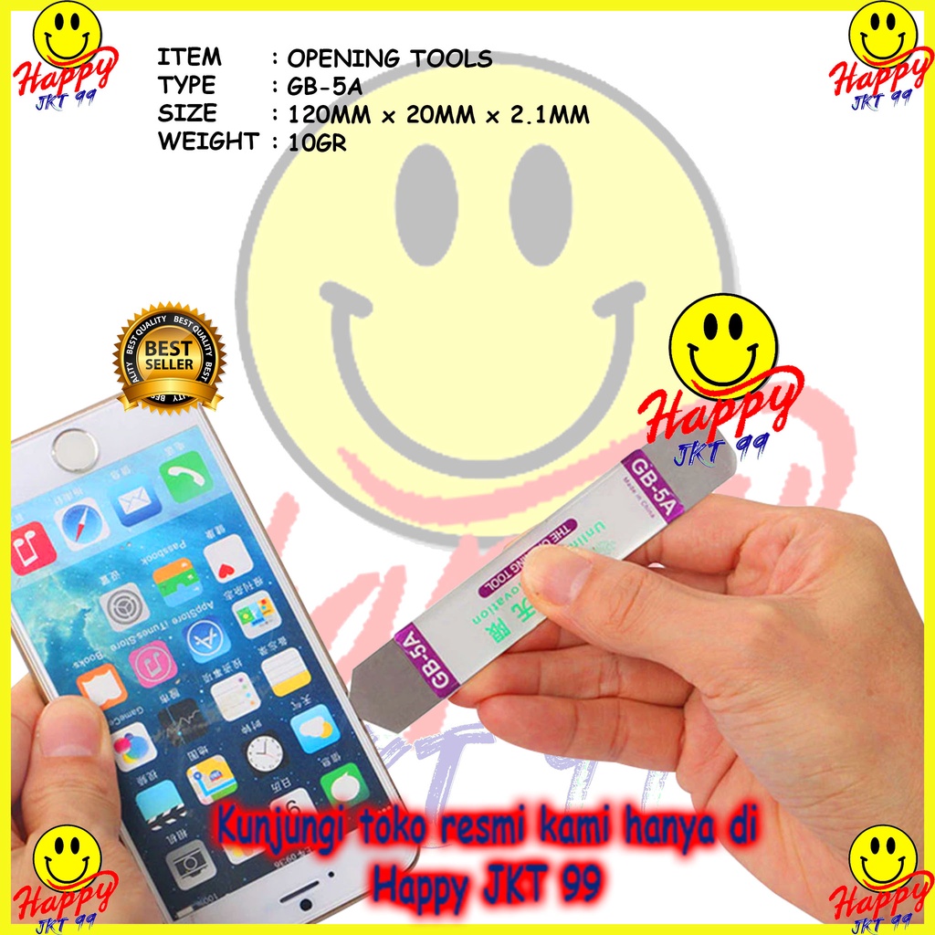 [ HAPPY JKT 99 ] ALAT PEMBUKA LCD TOUCHSCREEN CASING BESI CONGKEL TE-03 PENCONGKEL KESING HP