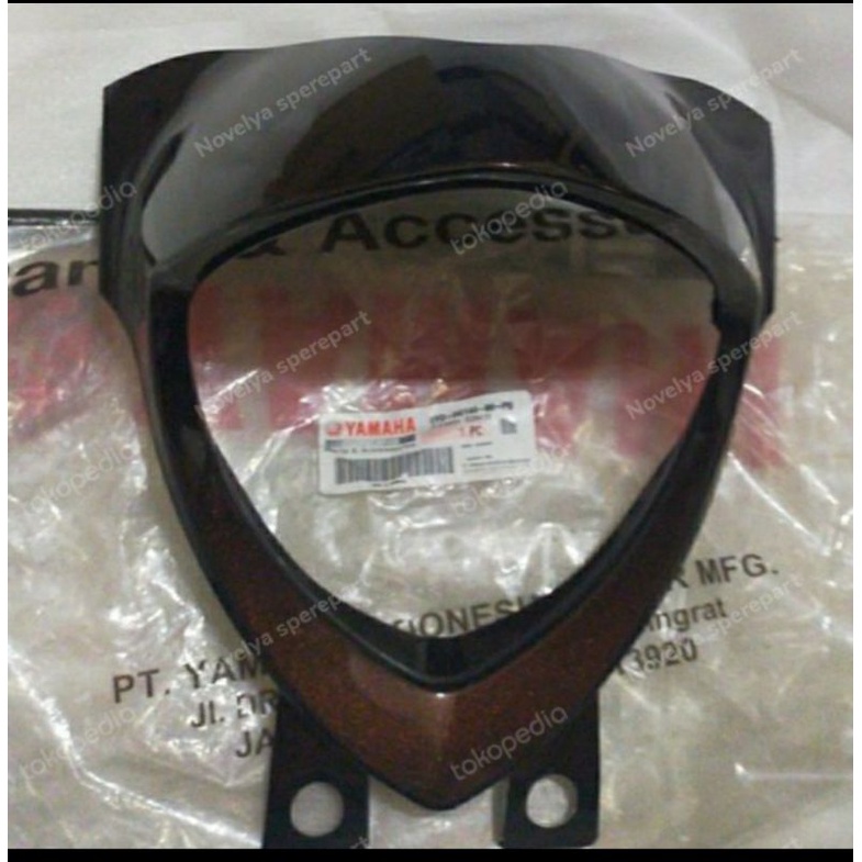 COVER BATOK LAMPU DEPAN FINO FI COKLAT KOPI ORI 1YD-H4144-00-PB