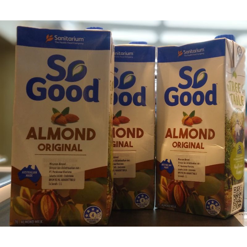 

Susu almond or So Good Almond 1L