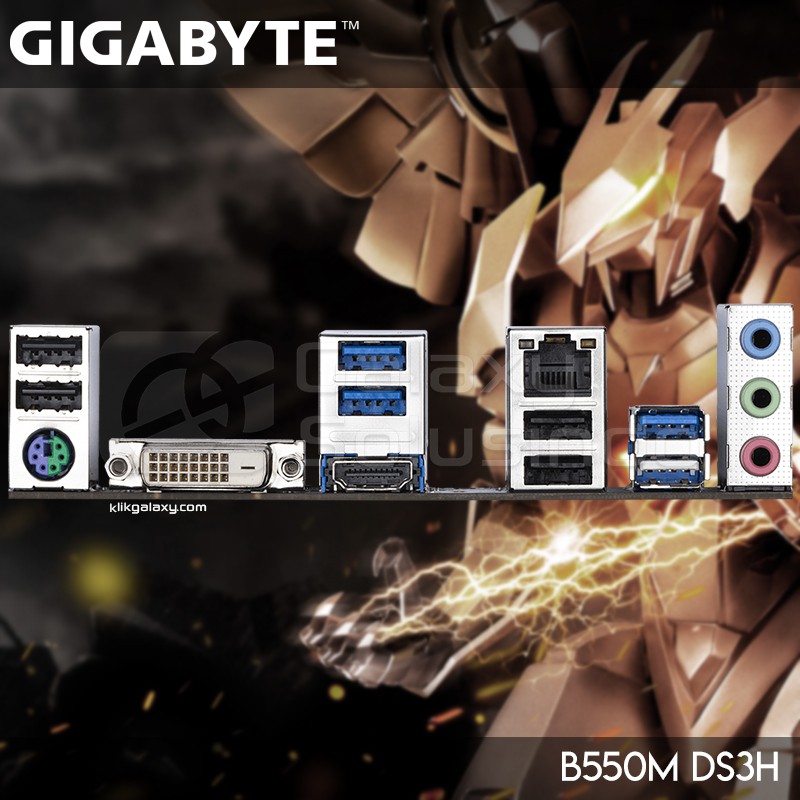 Gigabyte B550M DS3H (AMD AM4, B550, DDR4) Motherboard