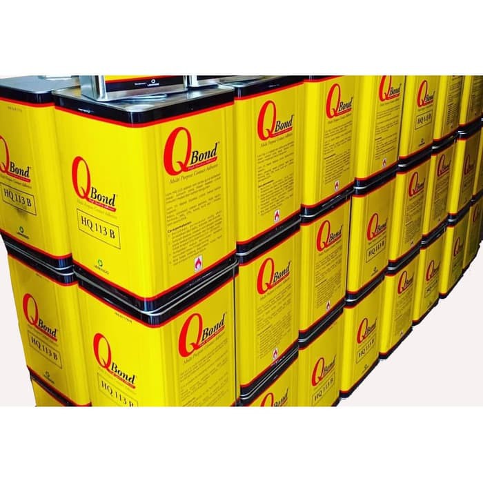 

LEM KUNING Q BOND HQ 113 B @10 KG / Q-BOND LEM SERBAGUNA / LEM QBOND KUNING