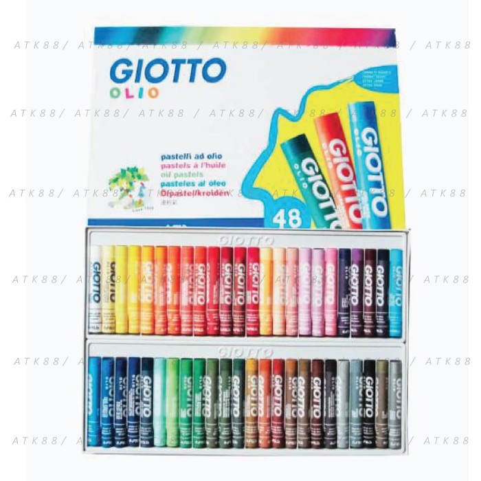 

PASTEL-DRY-OIL- CRAYON PASTEL 48 WARNA OLIO GIOTTO -OIL-DRY-PASTEL.