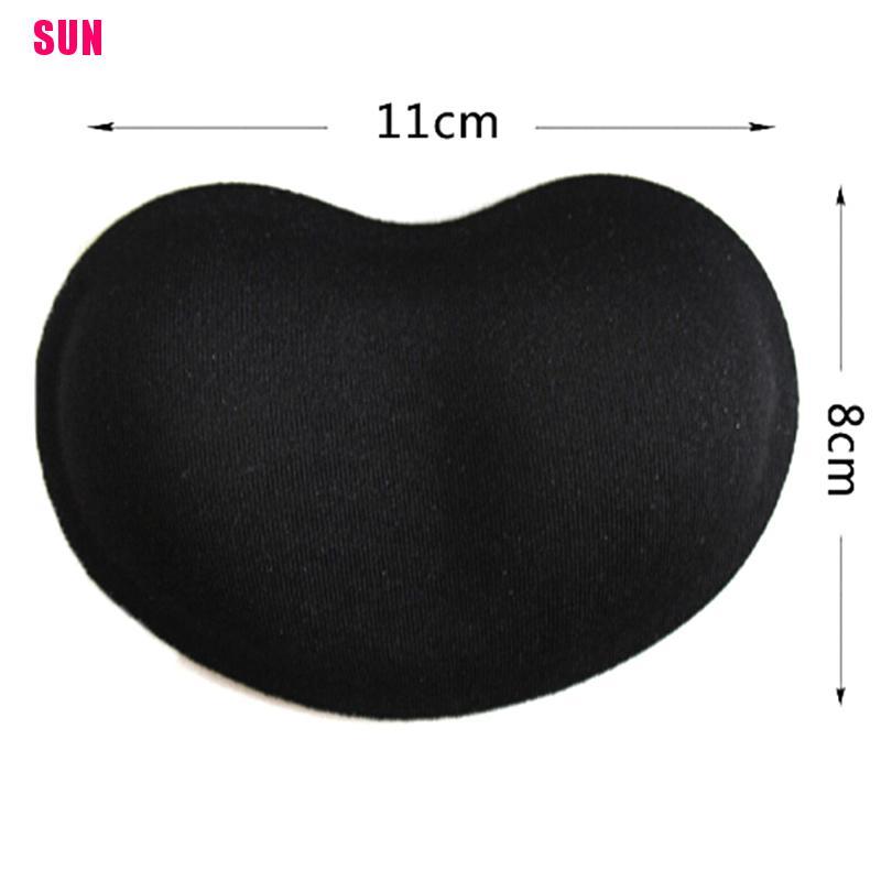 (Bf) Bantalan Pergelangan Tangan Bentuk Hati 3d Bahan Silikon Untuk Mouse Pad