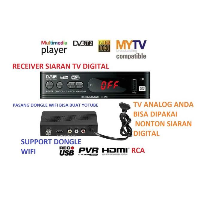 Digital Tv Tuner Xtreamer Wifi Receiver Dvb-T2 Tuner Tv Digital