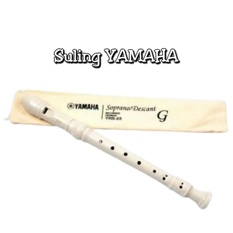 SM- Recorder / Suling Yamaha Original Suling Alat Musik Suling / Suling Yamaha YRS 23