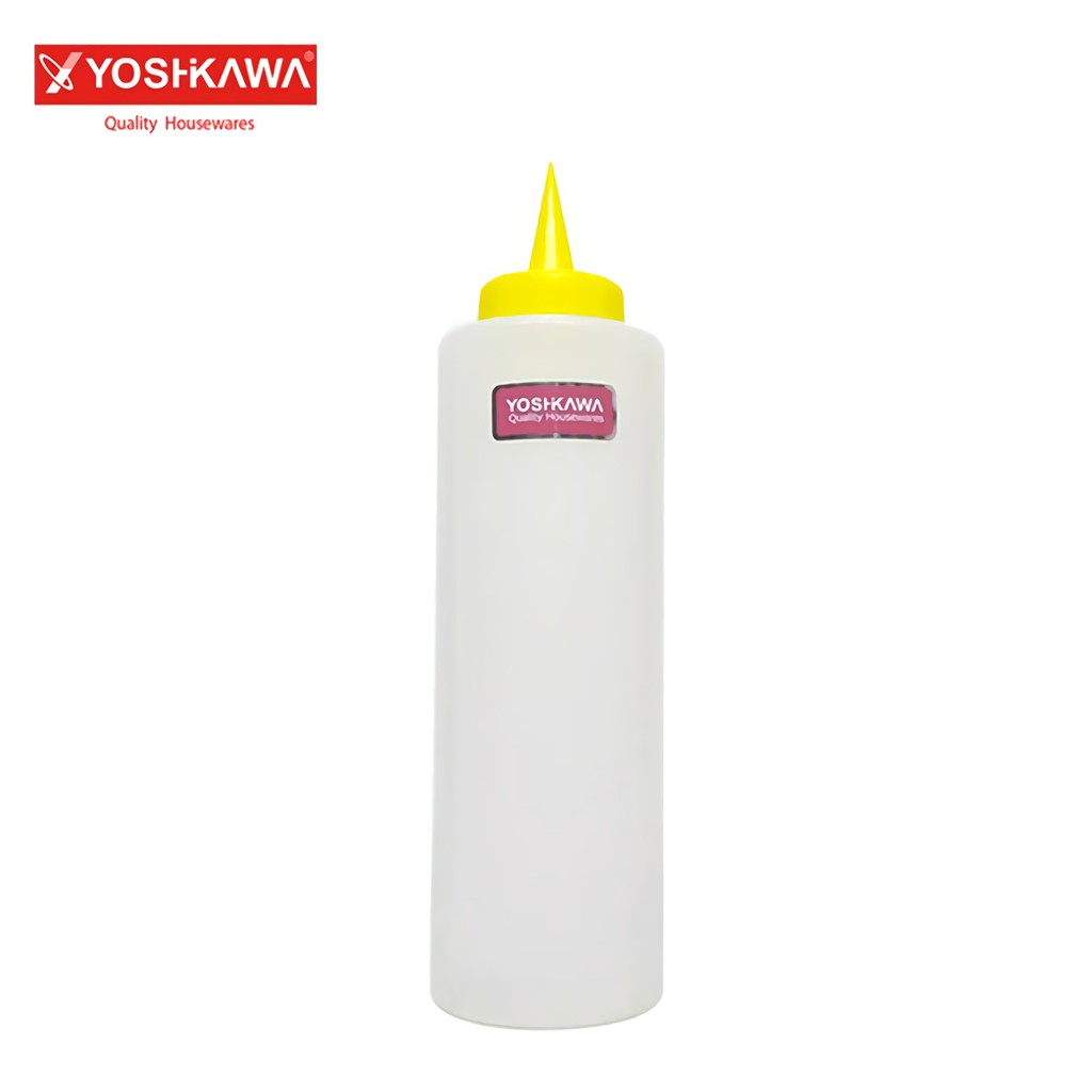 

YOSHIKAWA Botol Kecap 400 ML Squeeze Dispenser EVL-BK-02 Kuning