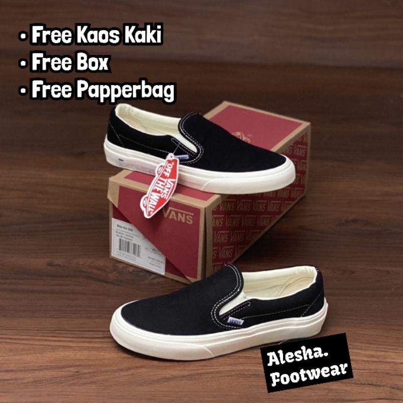 Sepatu Vans Slip On OG Premium / Vans Slip On / Vans Murah / Sepatu Vans Slip On OG Terlaris / Sepatu Vans OOTD