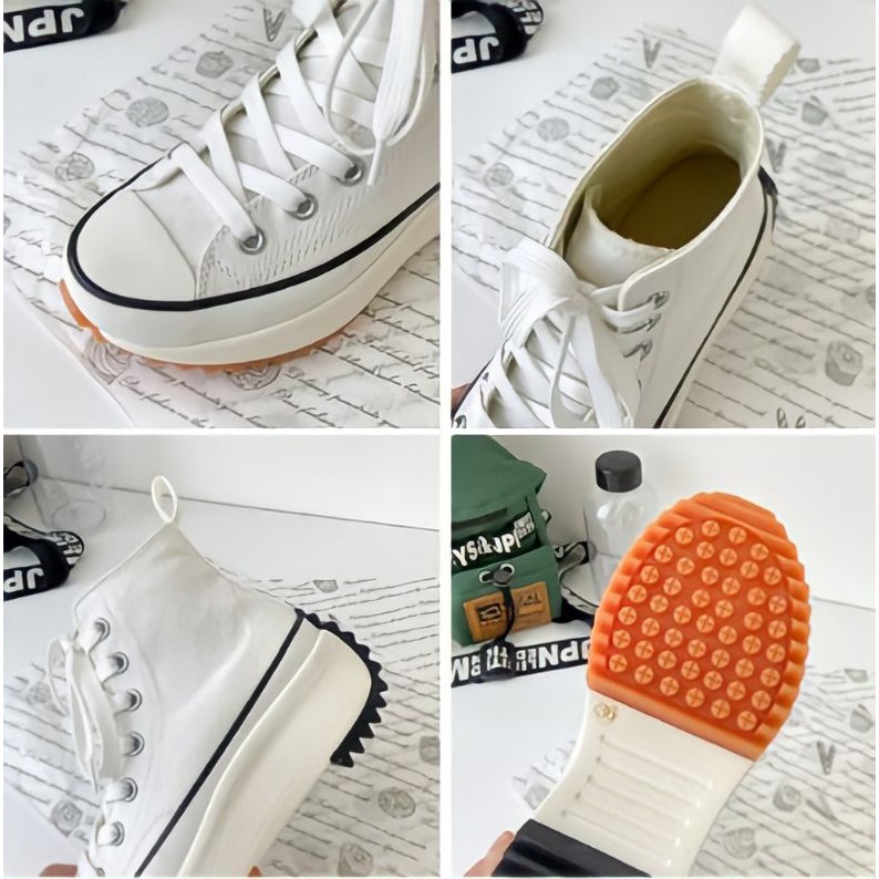 [COD!] Sneaker Dewasa wanita Import MONTANA Sol Tinggi | Sepatu Dupe Conv*rse x JW | Sepatu Import Murah | Sepatu Fashion Korea | Sepatu Hits | Sepatu trend | Sepatu Tinggi