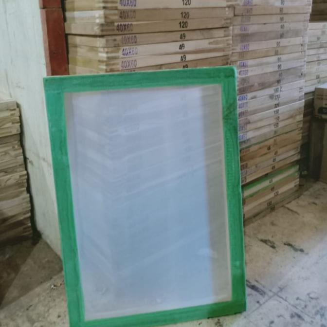 

Open Ds] Screen Sablon 40X60 T.48,54/55,T.61,T.77,T.90 ( Putih ) - T. 90