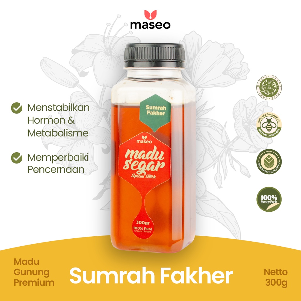 

Maseo Madu Yaman Sumrah Fakher - Madu Gunung Liar Solusi Maag, GERD, Tingkatkan Vitalitas Stamina