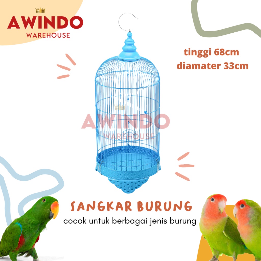 SANGKAR RUMAH KANDANG HEWAN BURUNG LOVEBIRD MURAI MERPATI BEO IGUANA CANARY SUPER TEBAL TERMURAH