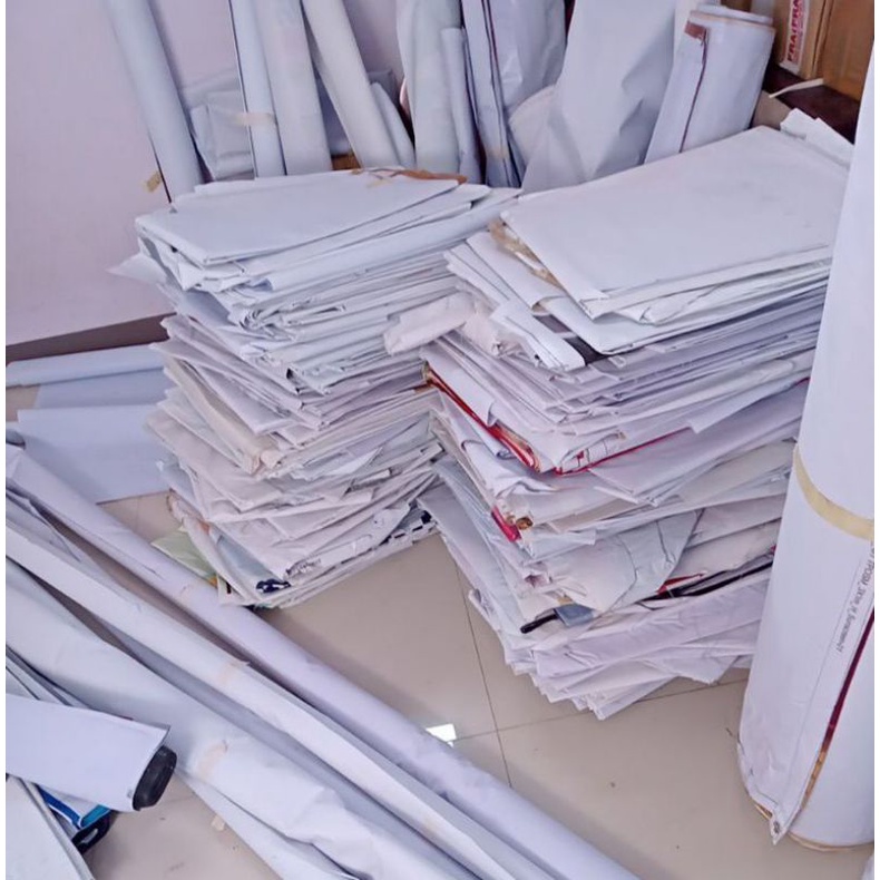 Spanduk banner baliho turun tayang /bekas promosi produk