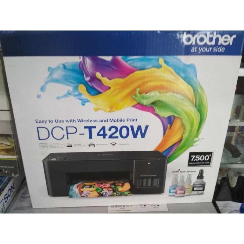 Brother dcp t420w printer copy scan wifi direct