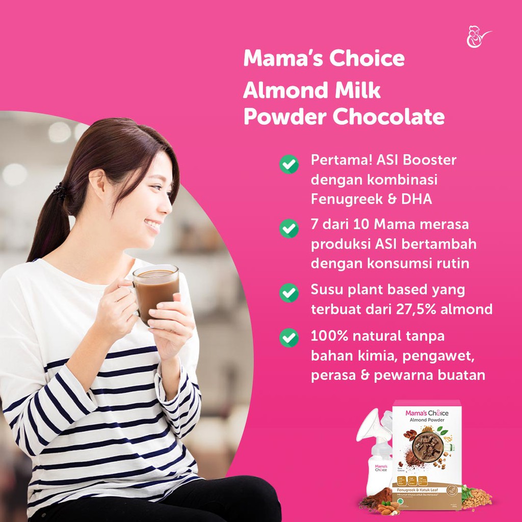 Asi Booster | Mama's Choice Almond Powder - Pelancar ASI Ibu Menyusui