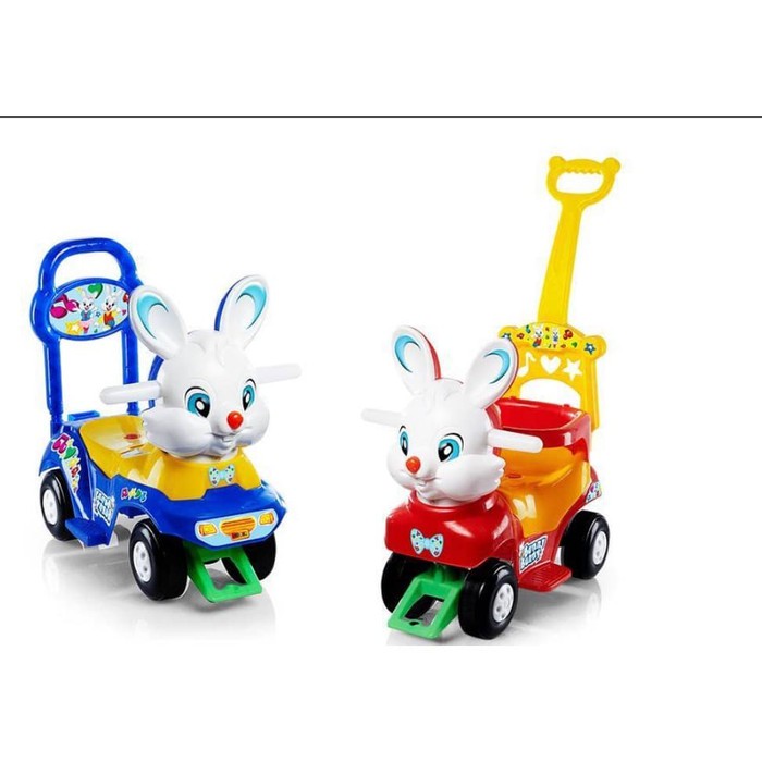 Mobil dorong kelinci odong odong SNI Bisa COD ada musik Free Baterai - mobil duduk anak - SHP BB588