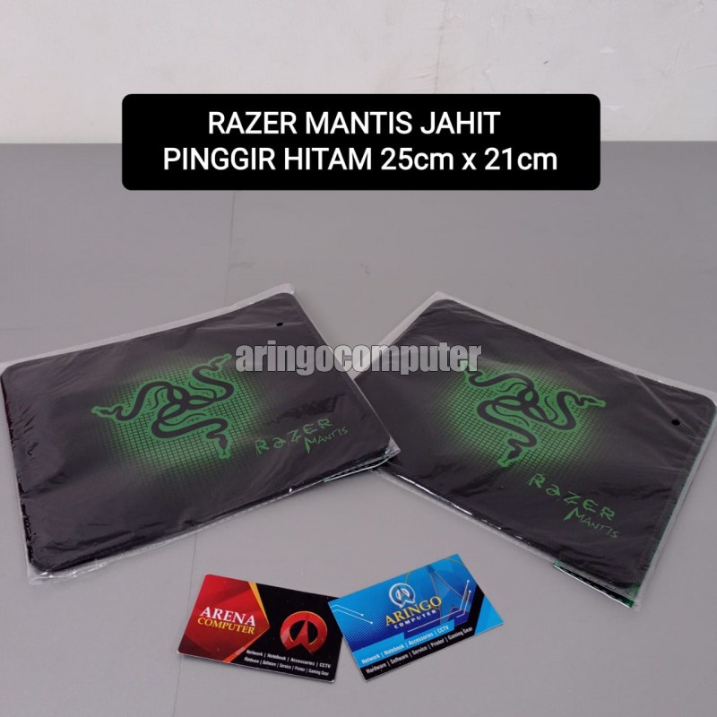 Acc (MousePad) RAZER MANTIS JAHIT PINGGIR HITAM 250MMX210MM