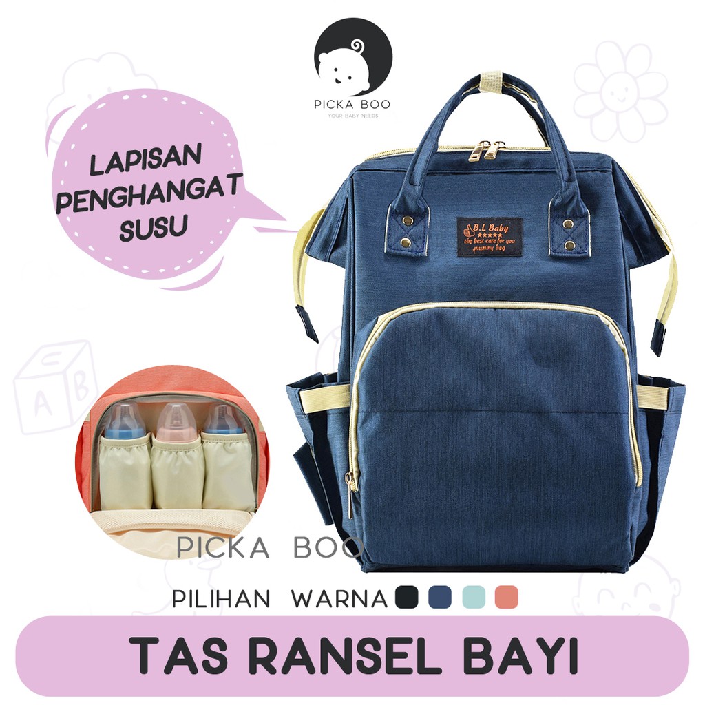 35+ Ide Tas Ransel Bayi Multifungsi