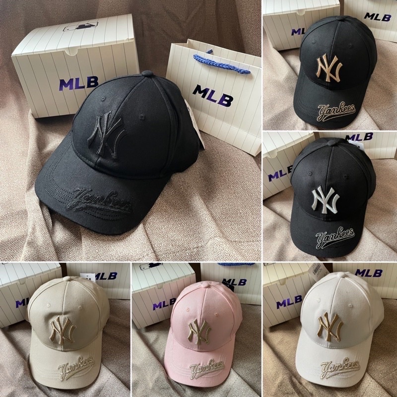 ((NEW IN)) TOPI NY MLB YANKEES UNDERLINE FONT / BASEBALL CAP / TOPI PRIA / TOPI WANITA / TOPI FASHION