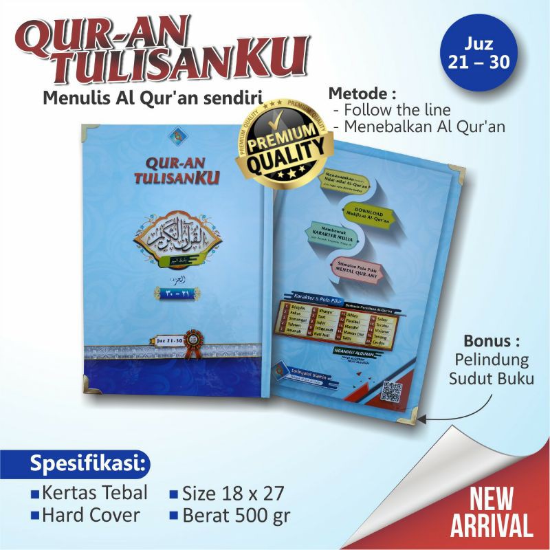 Quran Tulis Alquran Tulis per 10 Juz full 30 juz Mushaf Tulis Menulis Alquran Menebalkan alquran juz