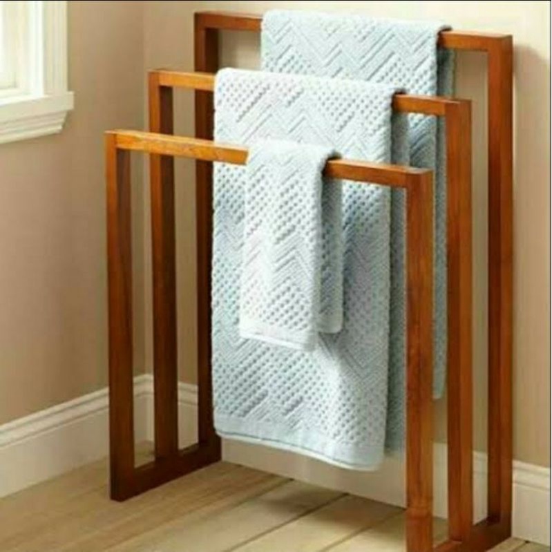 PROMO RAK HANDUK KAYU JATI