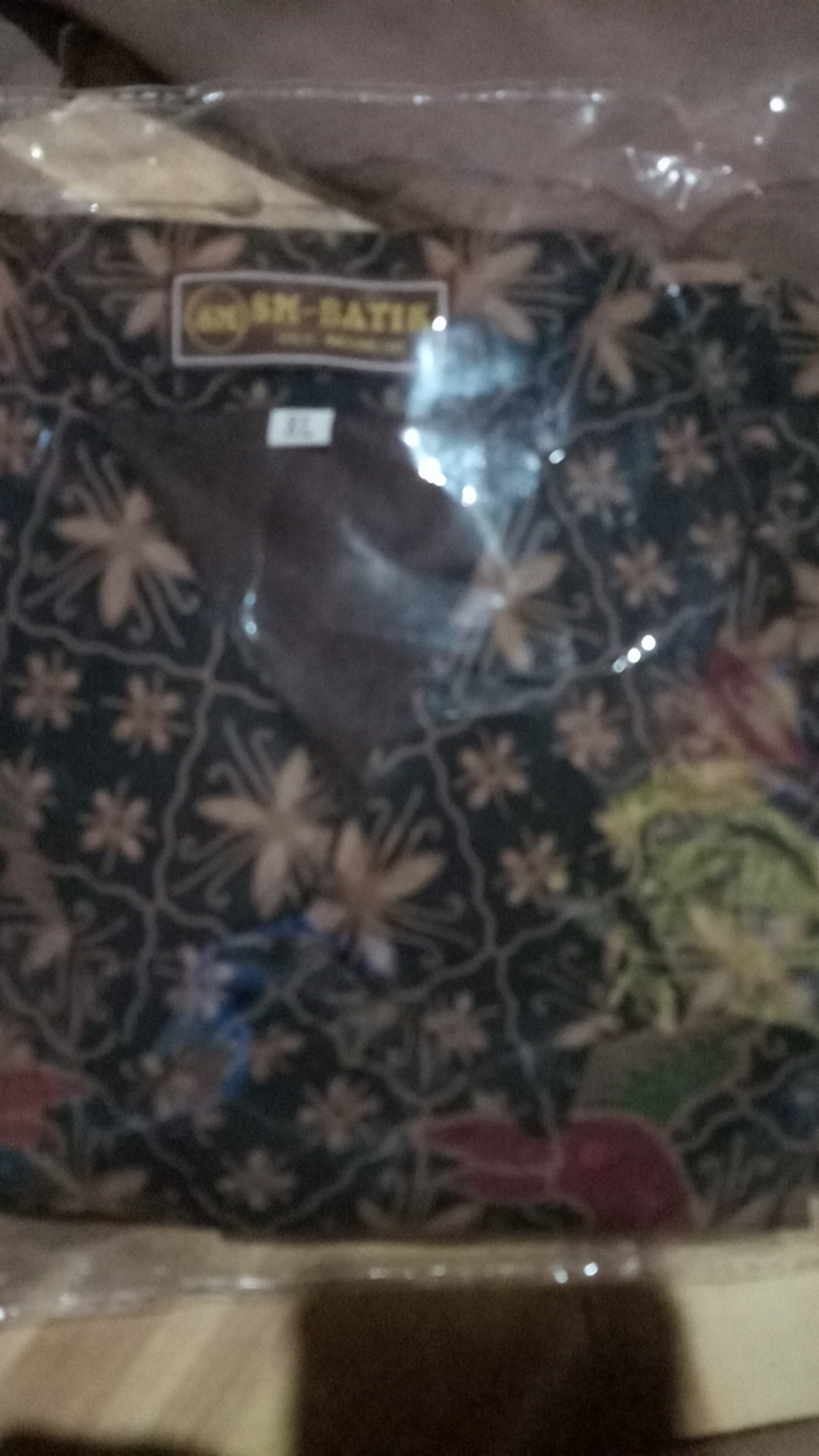 Atasan Batik Kombinasi Polos Printing Solo Sragenan Pria Lengan Panjang Parang Kawibawan Primisima