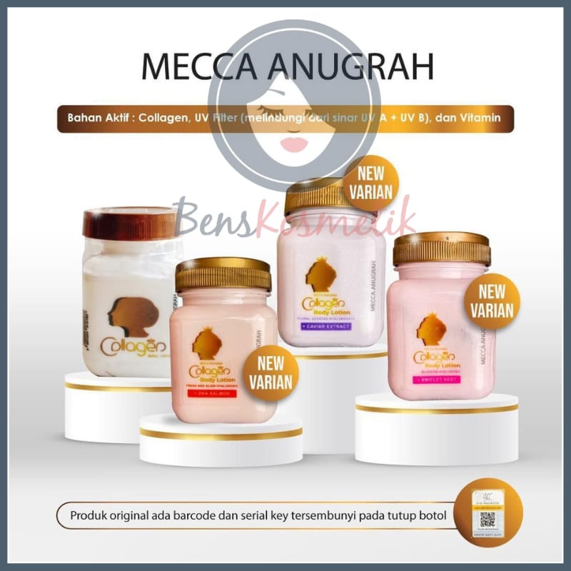 MECCA ANUGRAH COLLAGEN BODY LOTION NEW VARIAN BPOM