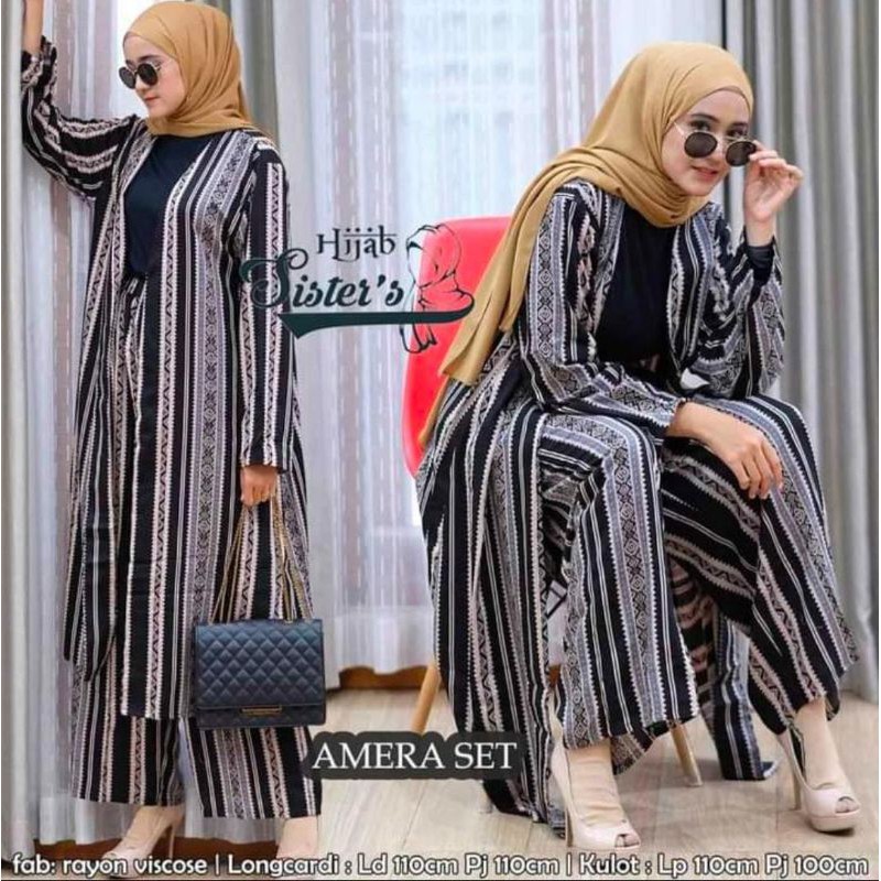 Set LongCardi Rayon