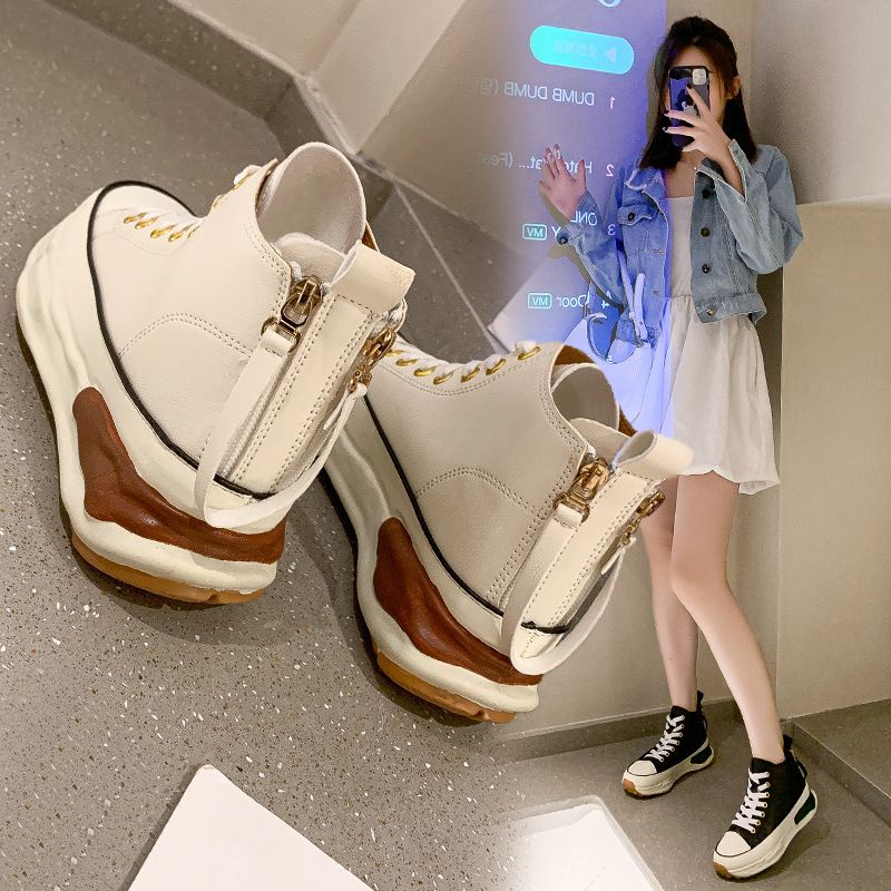 NG012 - Sepatu High Waist Model Korea Fashion Wanita Import