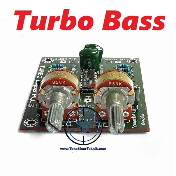 Kit Turbo Bass Bazz Bas Plus IC LM324N LM324 LM 324 Input 6-15V Penambah Penguat Suara Bass Speaker Sound Kit