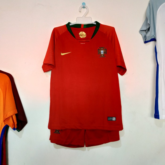Jual Jersey Kids baju bola Portugal home 2018 Grade Ori Murah