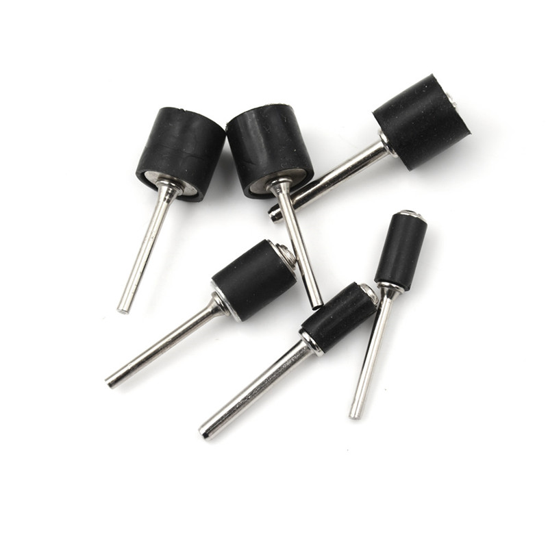 6pcs Mata Bor Amplas Drum Mandrel 1 / 4 1 / 8 Shank 6.35-12.7mm