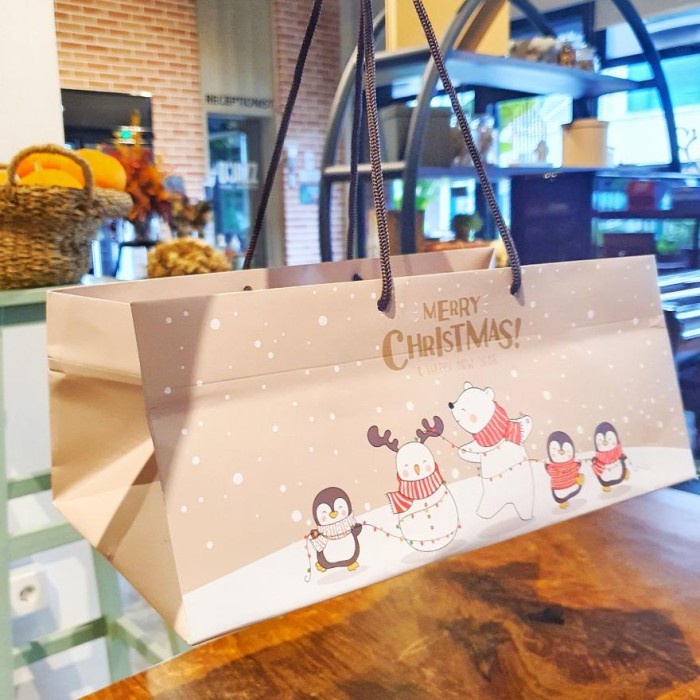 

(TERLARIS) (5 Pcs) Paperbag Brwonies Tas Kertas Goodie Bag Natal Packaging