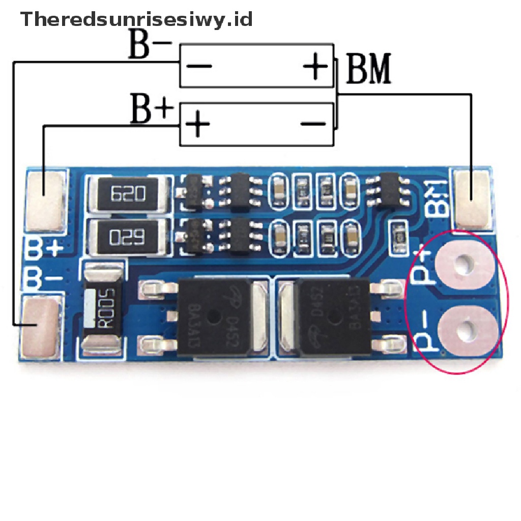 (Theredsunrisesiwy.Id) 2s 8a 7.4v Balance Board Charger Baterai Li-Ion Lithium 18650 Bms