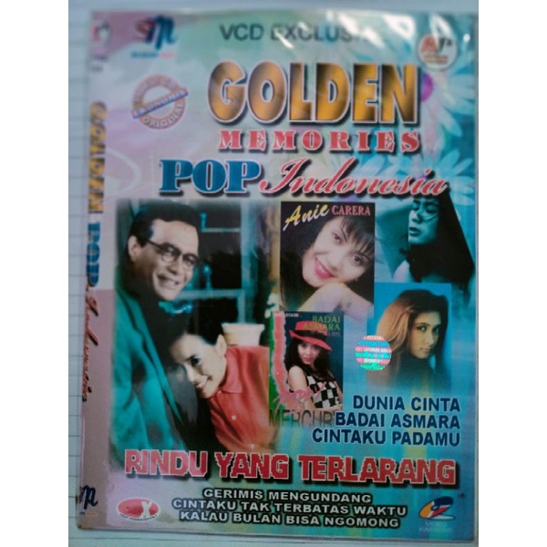 VCD original golden memories pop Indonesia