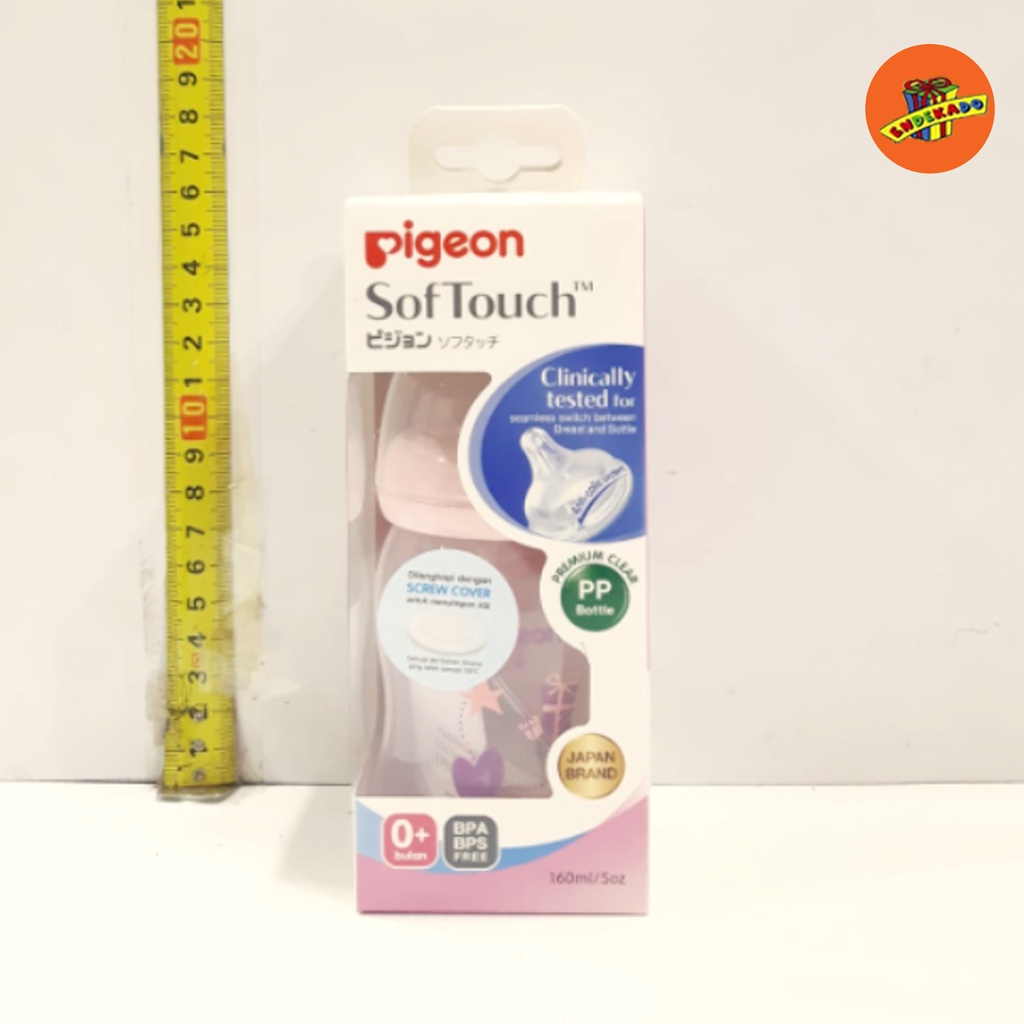 PIGEON SOFT TOUCH PP BOTTLE 160ml - Botol Susu Bayi