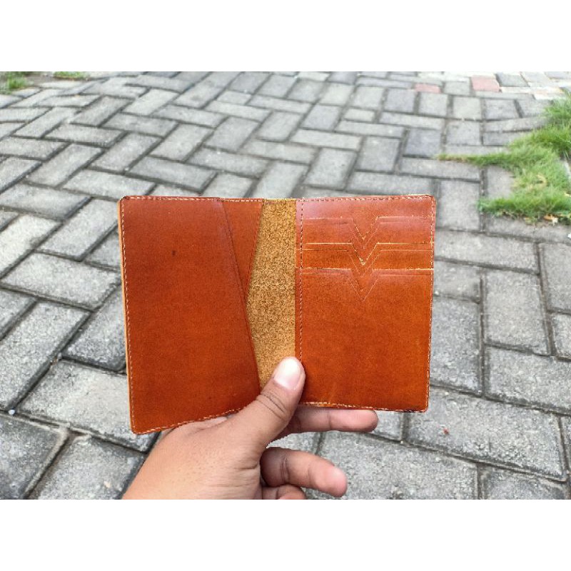 Dompet Kartu Lipat Full Kulit Sapi