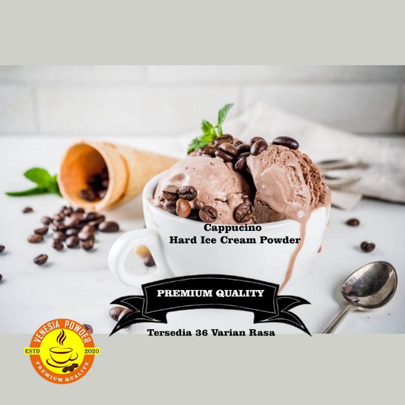 

HARD ICE CREAM RASA CAPPUCINO TERLARIS - BUBUK ES KRIM RASA CAPPUCINO - BUBUK ES KRIM